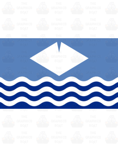 Isle of Wight Flag Sticker