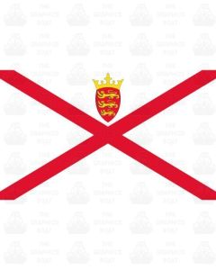 Jersey Flag Sticker