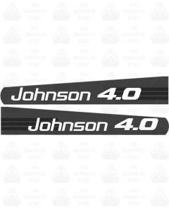 Johnson 4.0 Outboard Sticker Set