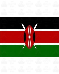 Kenya Flag Sticker