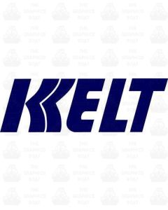 Kelt Azura Lettering Sticker