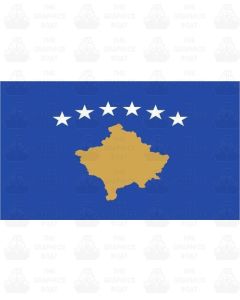 Kosovo Country Flag Sticker