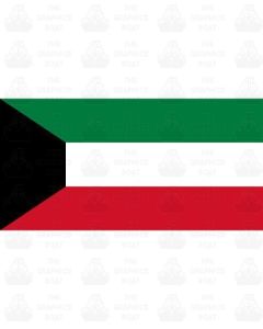 Kuwait Flag Sticker