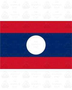 Laos Flag Sticker