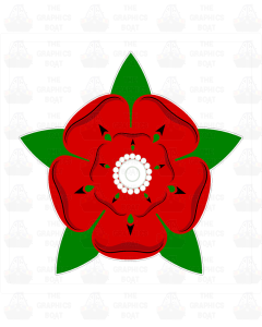 Lancashire Rose Sticker