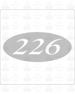 Larson 226 Oval Decal Sticker