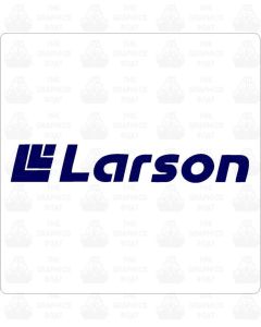 Larson Boats Lettering Logo Sticker