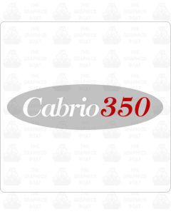 Larson Cabrio 350 Oval Sticker