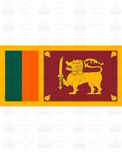 Sri Lanka Flag Sticker