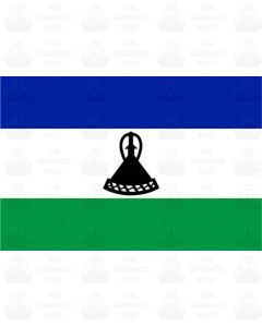 Lesotho Flag Sticker