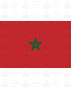 Morocco Flag Sticker