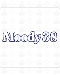Moody 31 Lettering Sticker