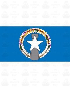 Northern Mariana Islands Flag Sticker