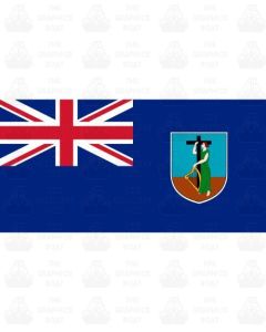 Monserrat Flag Sticker