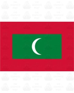 Maldives Flag Sticker