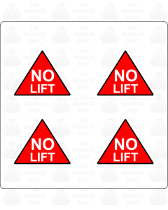 Boat Hoist Sticker - No Lift (4 of)