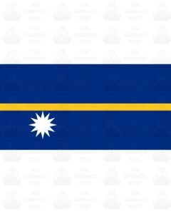 Nauru Flag Sticker