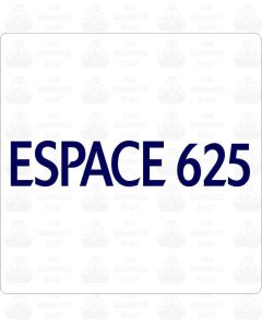 Ocqueteau Espace 625 Lettering Decals Sticker