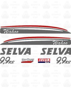 TGB Selva Wahoo 9.9 xs Outboard Sticker Set
