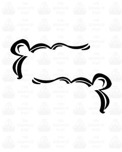 Panel Insert Design Self Adhesive Sticker 1 (Pair)