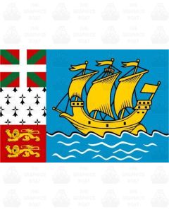 Saint Pierre and Miquelon Flag Sticker