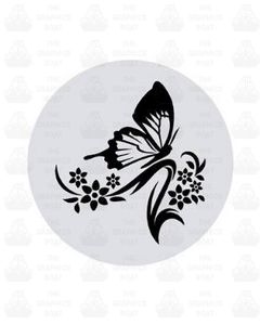 Port Hole Etch Design Self Adhesive Sticker 8