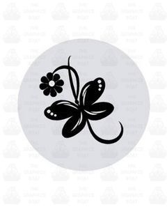 Port Hole Etch Design Self Adhesive Sticker 9