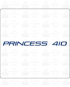 Princess 410 Boat Graphic
