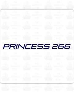 Princess Boats 266 Decals Sticker