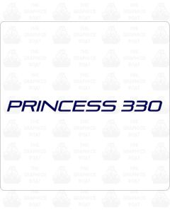 Princess Boats 330 Decals Sticker