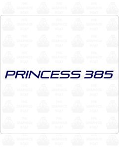 Princess Boats 385 Decals Sticker