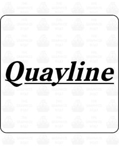 Quayline Lettering TGB Sticker Decal