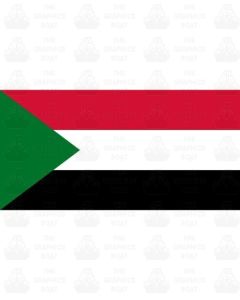 Sudan Flag Sticker