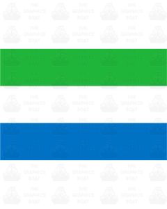 Sierrra Leone Flag Sticker