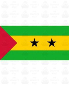 Sao Tome flag sticker