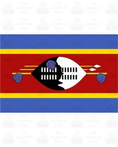 Swaziland Flag Sticker