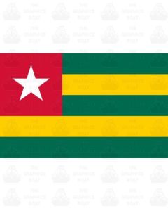 Togo Flag Sticker