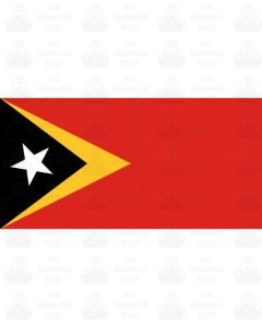 Timor Leste Flag Sticker
