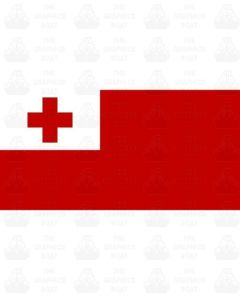 Tonga Flag Sticker