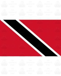 Trinidad and Tobago Flag Sticker