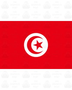 Tunisia flag sticker