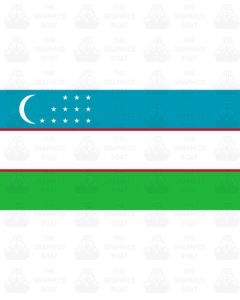 Uzbekistan Flag Sticker