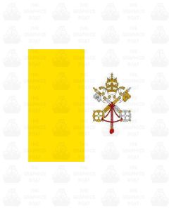 Vatican City Flag Sticker
