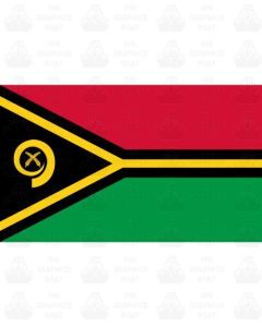 Vanuatu Flag Sticker