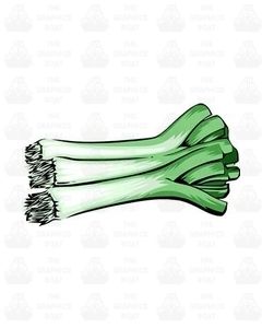 Welsh leek sticker