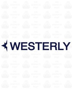 WESTERLY YACHTS LETTERING BY THE GRAPHICS BOAT