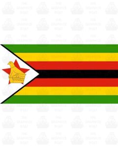Zimbabwe Flag Sticker