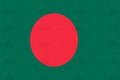 Bangladesh flag sticker 