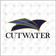 Cutwater Boats Lettering Sticker Decal