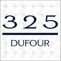 DUFOUR 325 sticker decal graphics